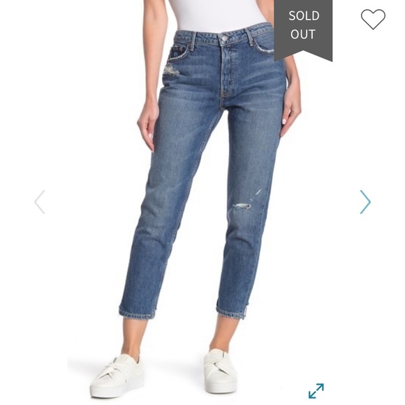 GRLFRND • Kiara Distressed Tomboy Jeans - Picture 7 of 8